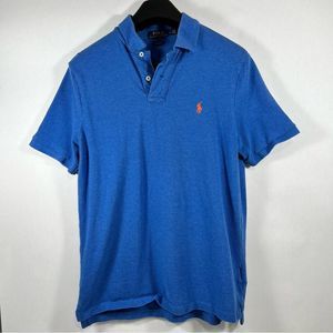 🏇Polo Ralph Lauren Men’s Polo Shirt Size Medium Royal Blue 100% Cotton